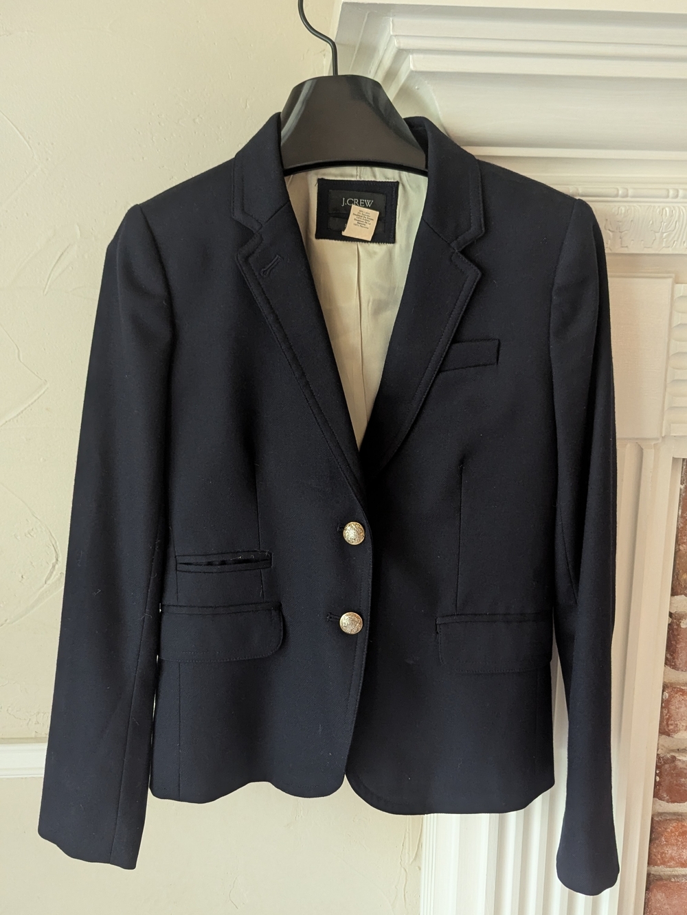 J. Crew | Navy Classic Two-Button Schoolboy Blazer